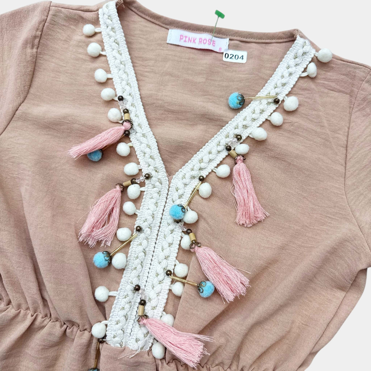 Robe punk rose : 8 ans