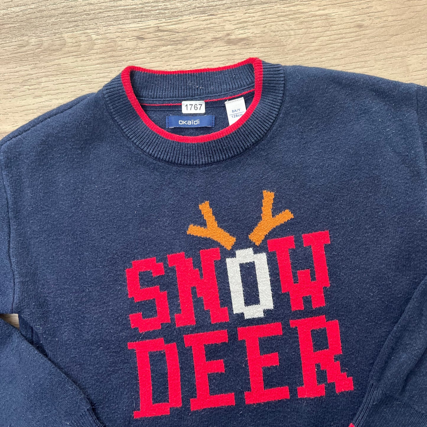 Pull de Noël Okaïdi : 8 ans