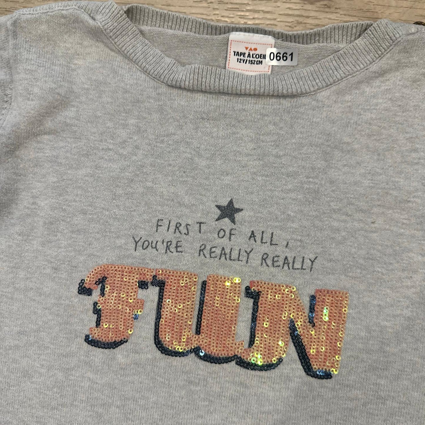 Pull fin Tape à l'oeil : 12 ans