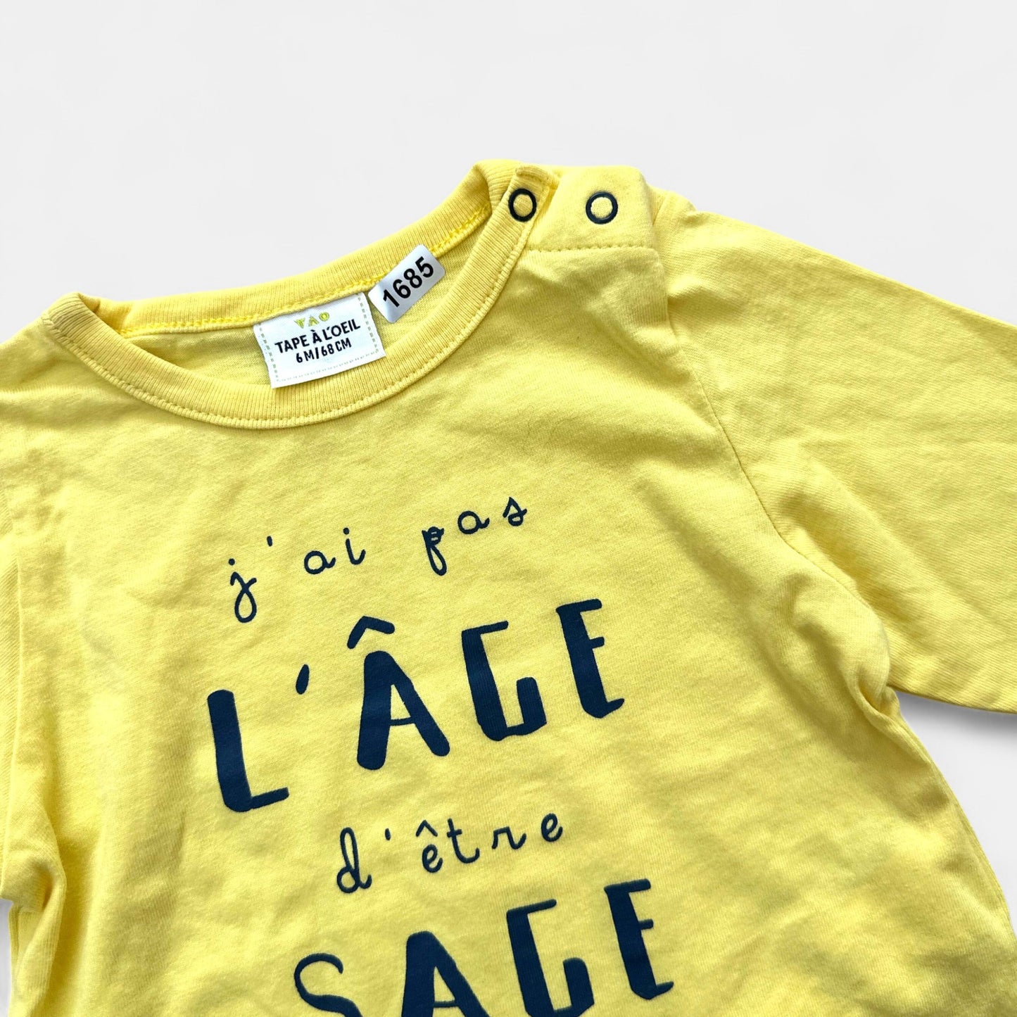 T-Shirt Tape à l'oeil : 6 mois