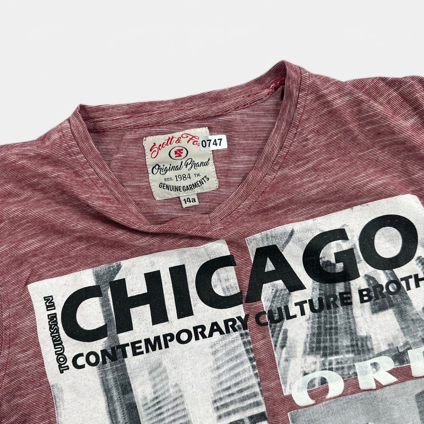 T-Shirt Scott Fox : 14 ans