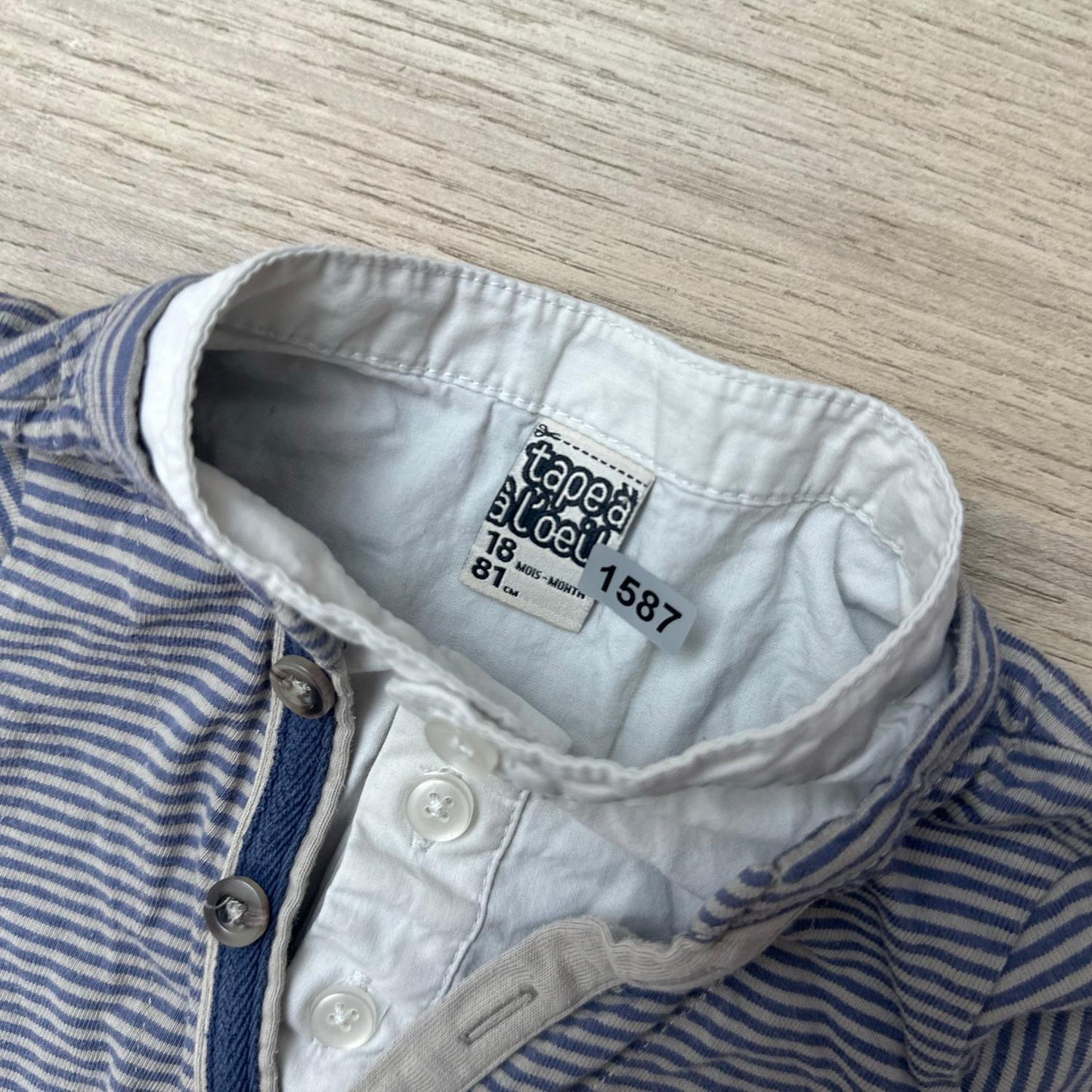 T-Shirt Tape à l'oeil : 18 mois