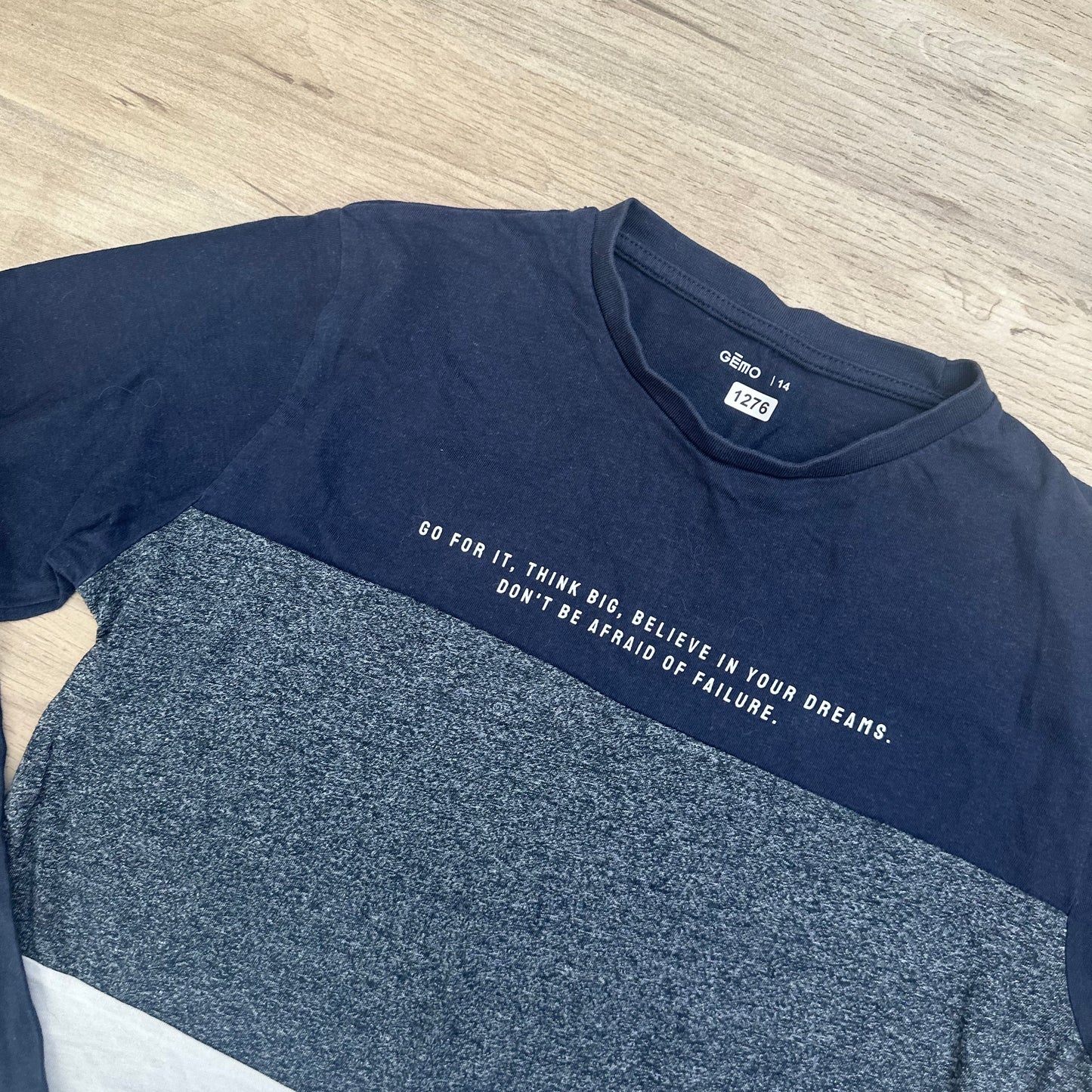 T-Shirt Gémo : 14 ans