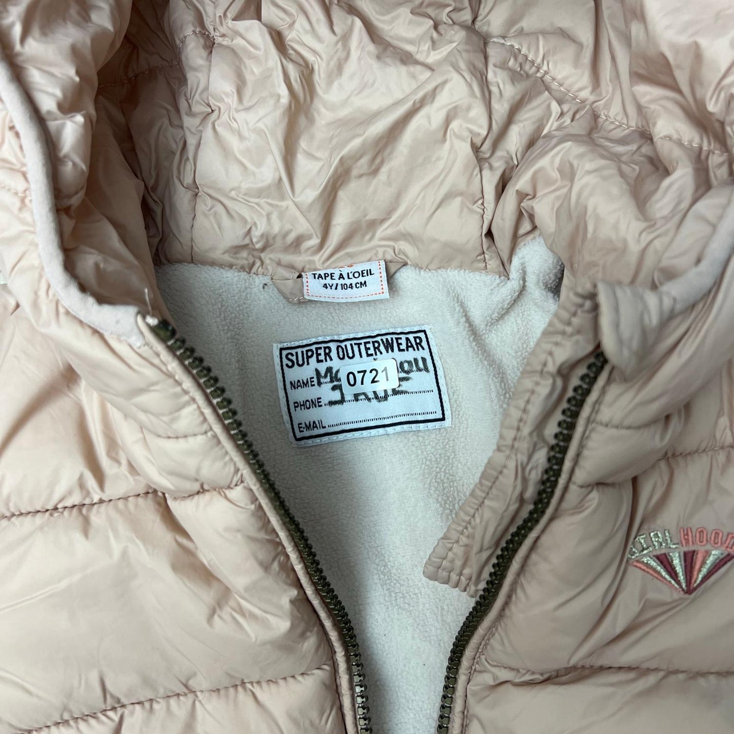 Doudoune chaude Tape à l'oeil : 4 ans