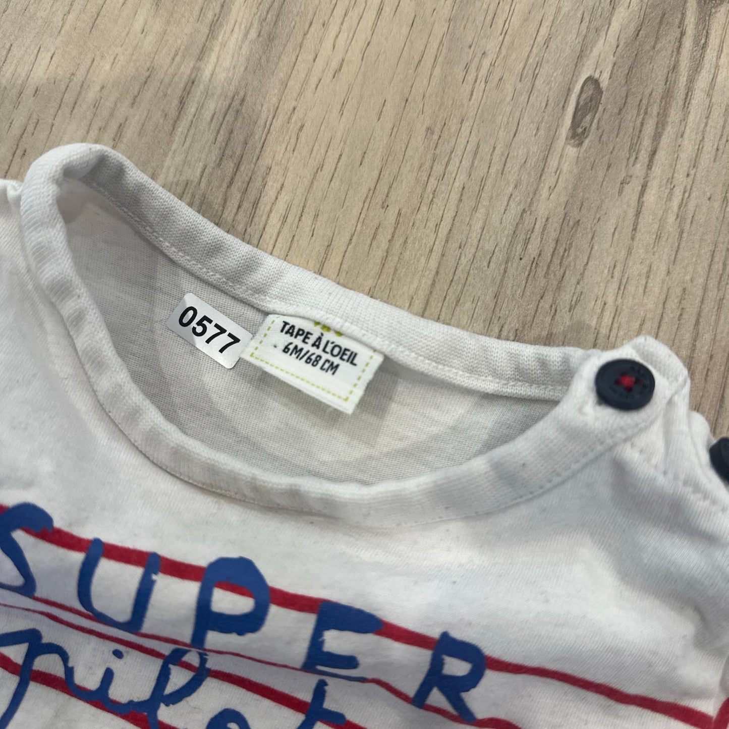 T-Shirt Tape à l'oeil : 6 mois