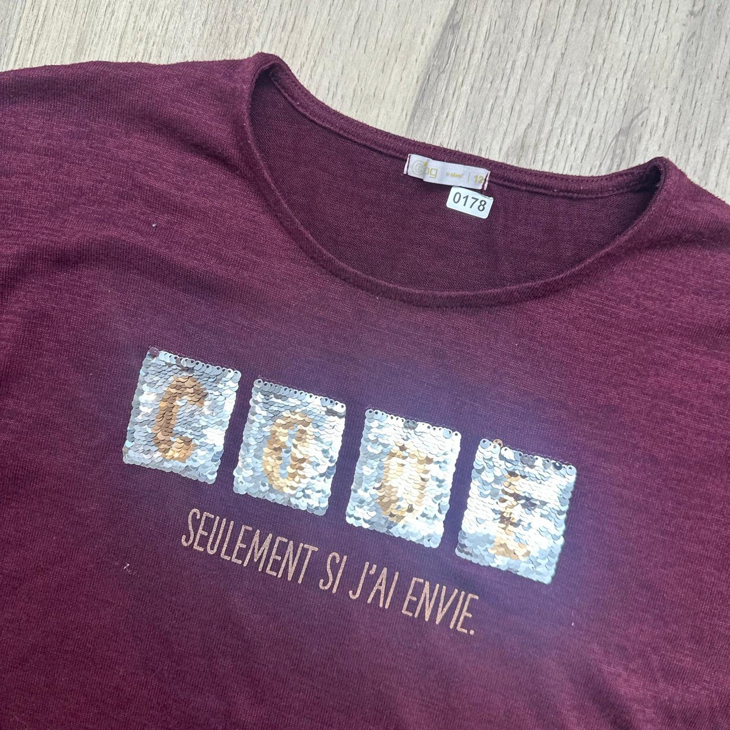 T-Shirt Gémo : 12 ans