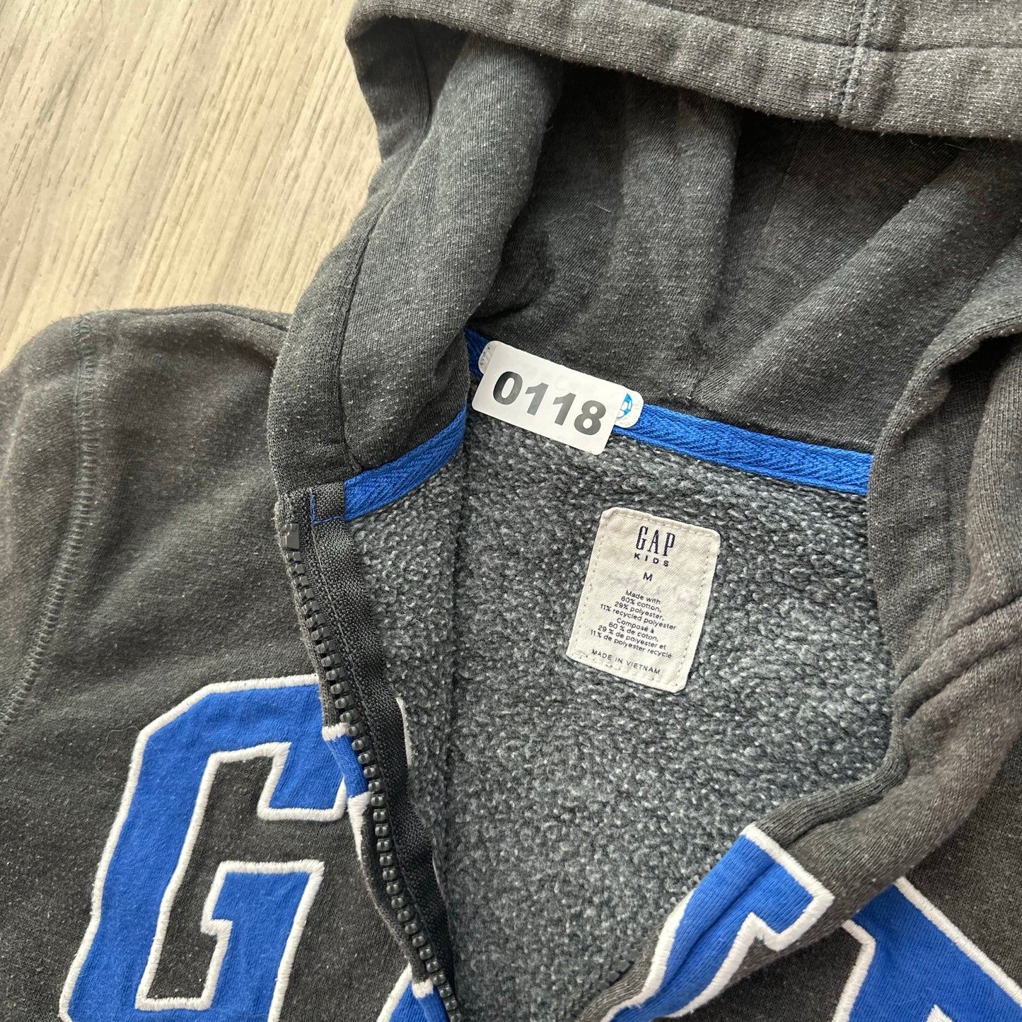 Gilet Gap : 8 ans