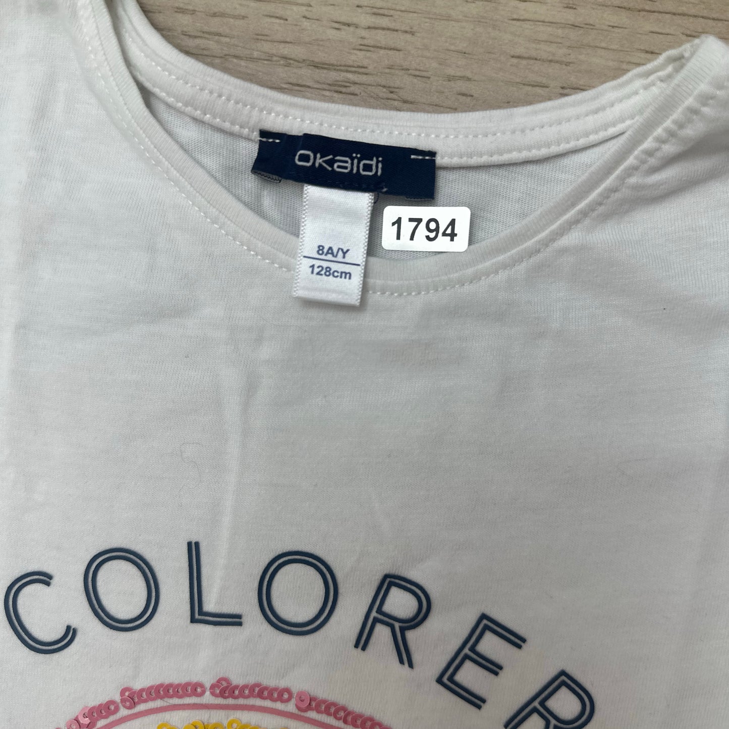 T-Shirt Okaïdi : 8 ans