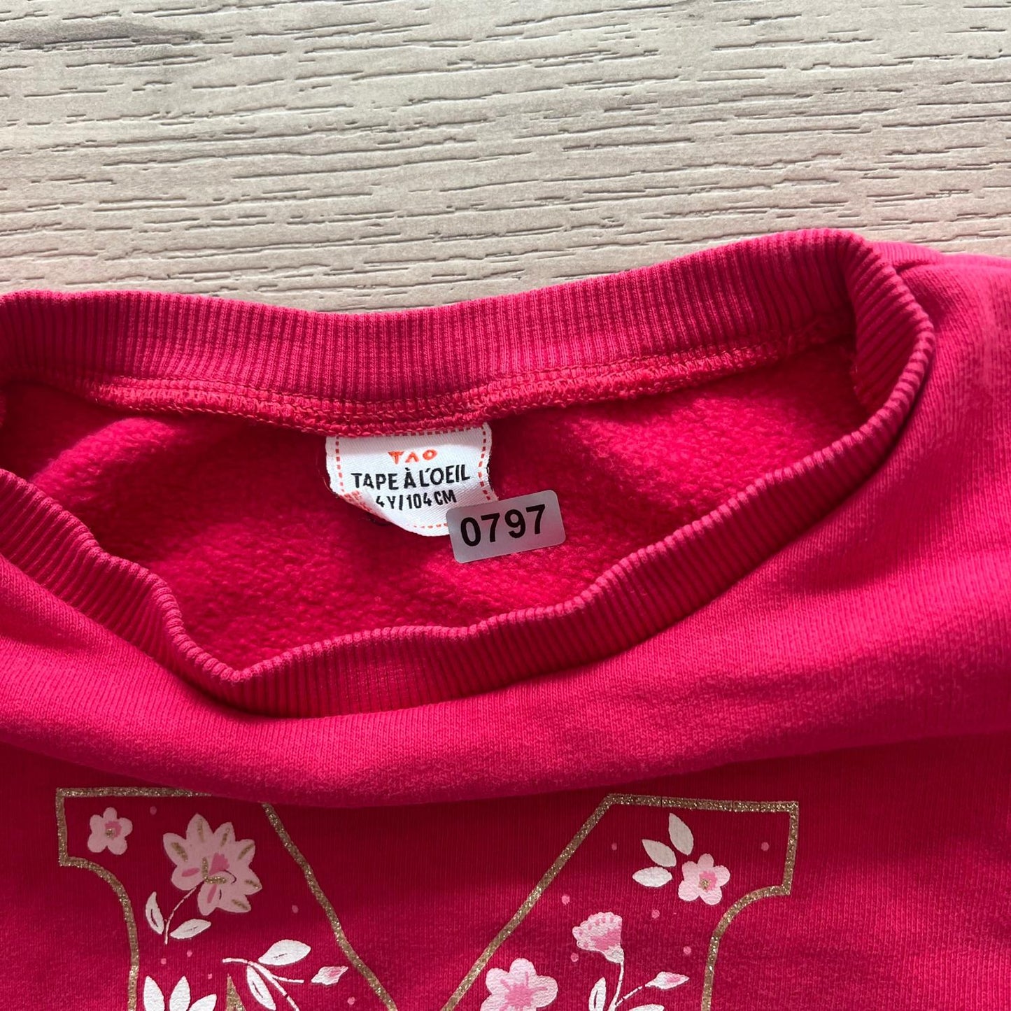 Pull Tape à l'oeil : 4 ans