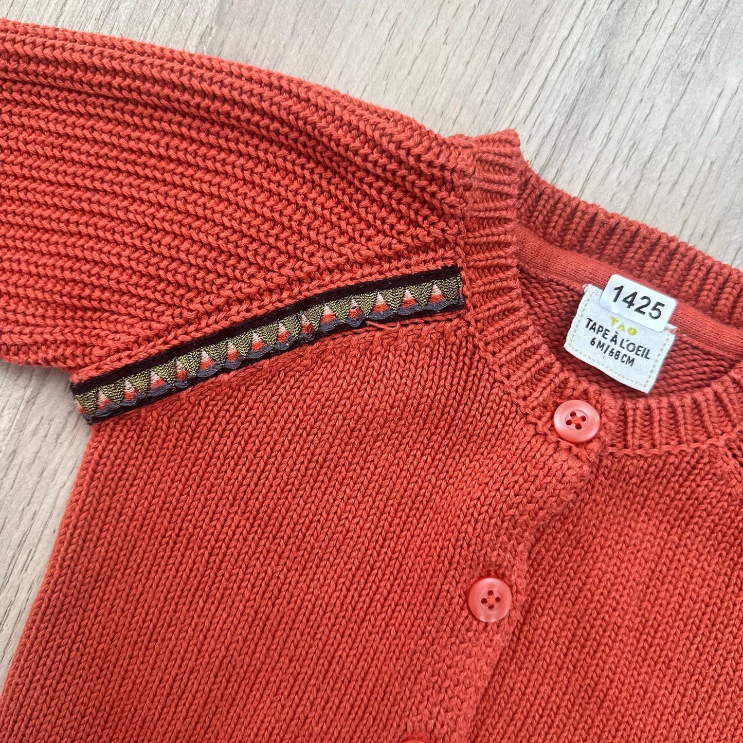 Gilet Tape à l'oeil : 6 mois