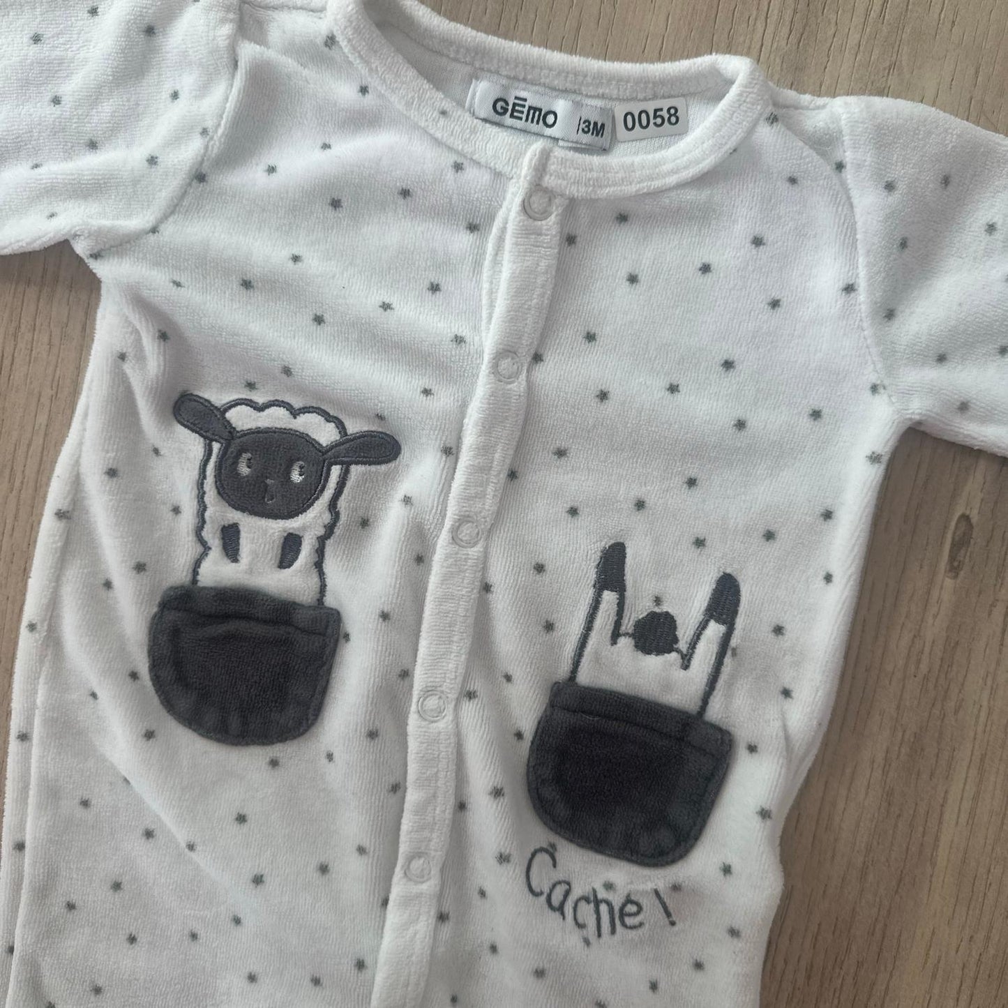 Pyjama Gémo : 3 mois