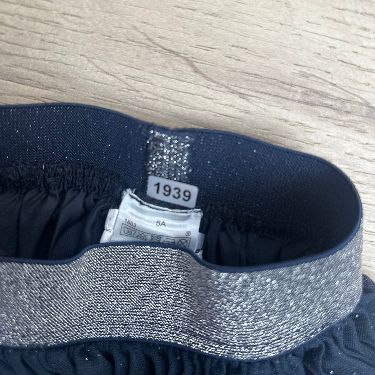Jupe bleu, paillettes : 5 ans