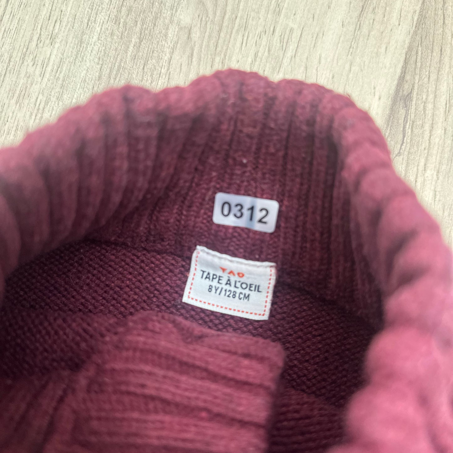 Pull Tape à l'oeil : 8 ans