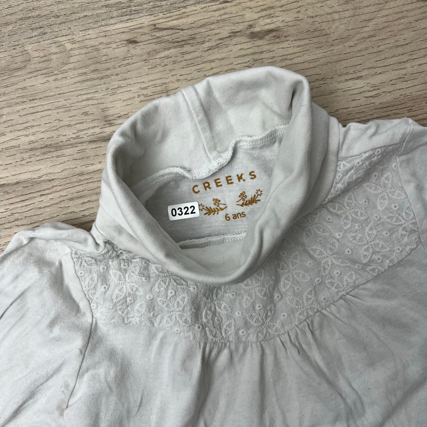 T-Shirt col roulé Creeks : 6 ans