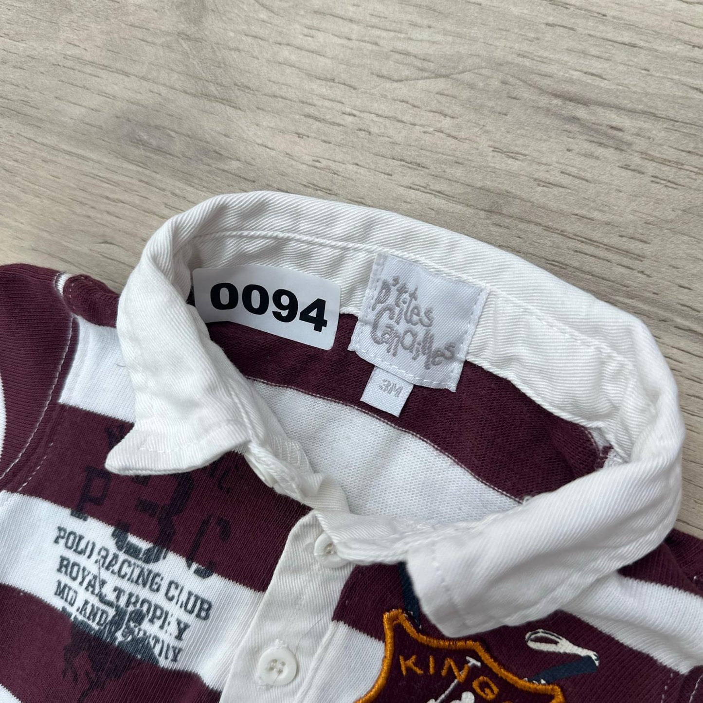 Polo p’tites canailles : 3 mois