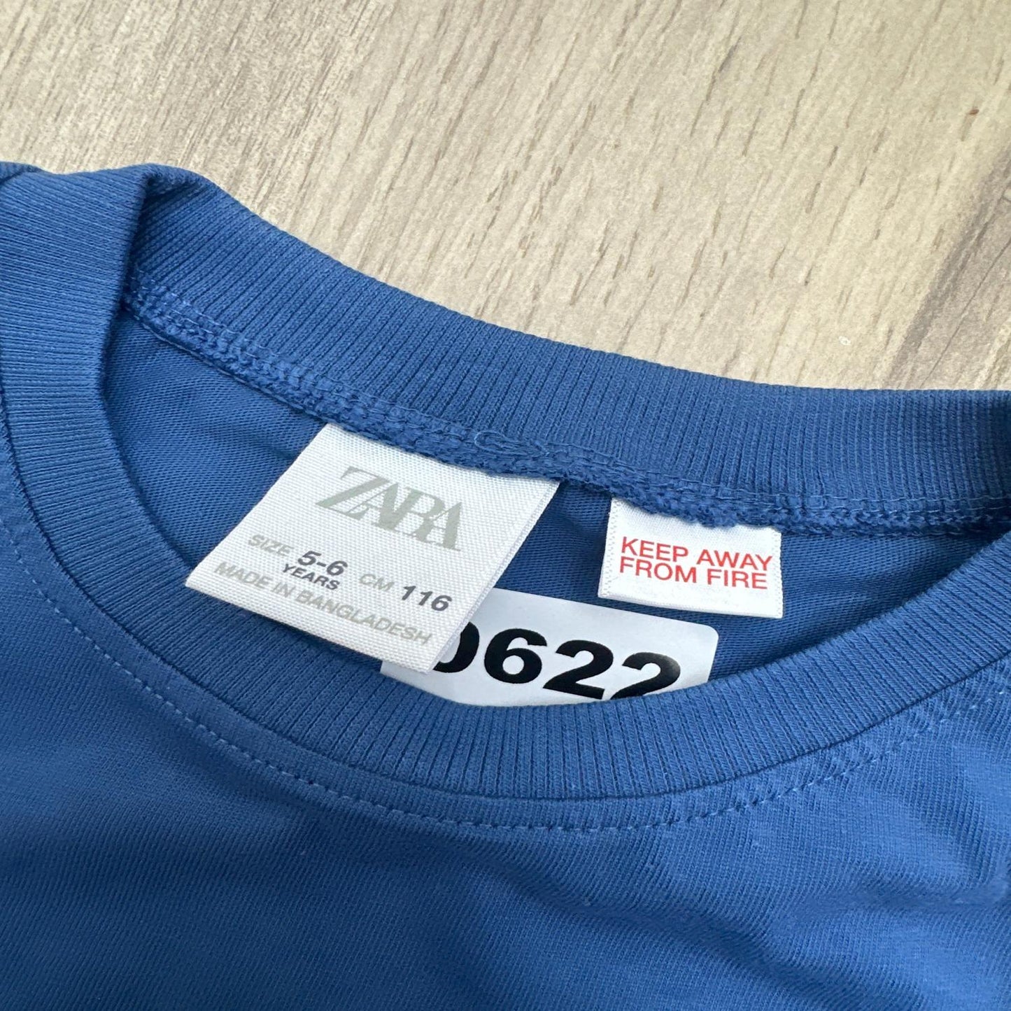 T-shirt Zara : 5 ans