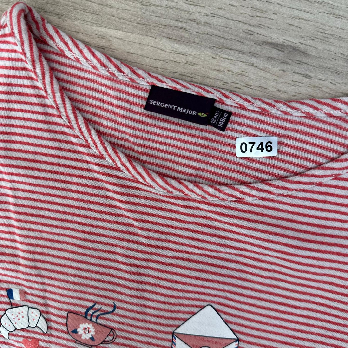 T-Shirt Sergent Major : 12 ans