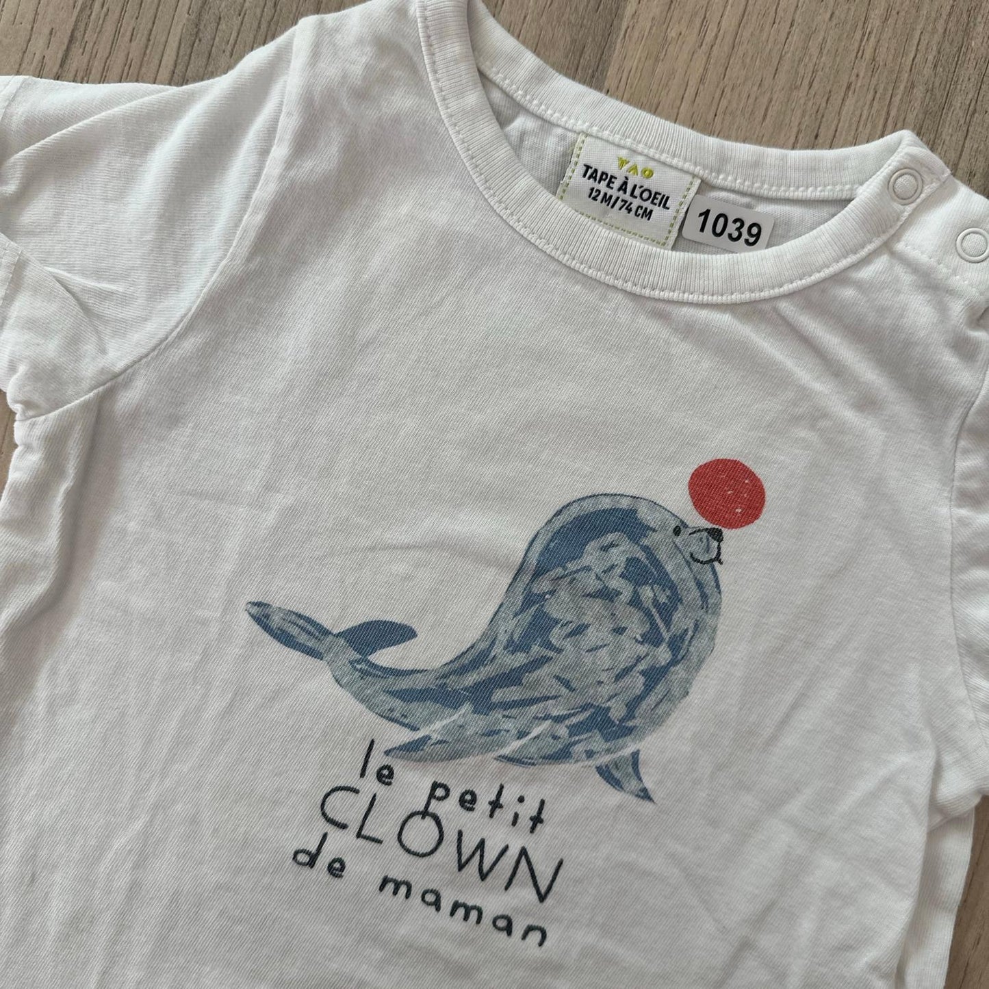 T-Shirt Tape à l'oeil : 12 mois