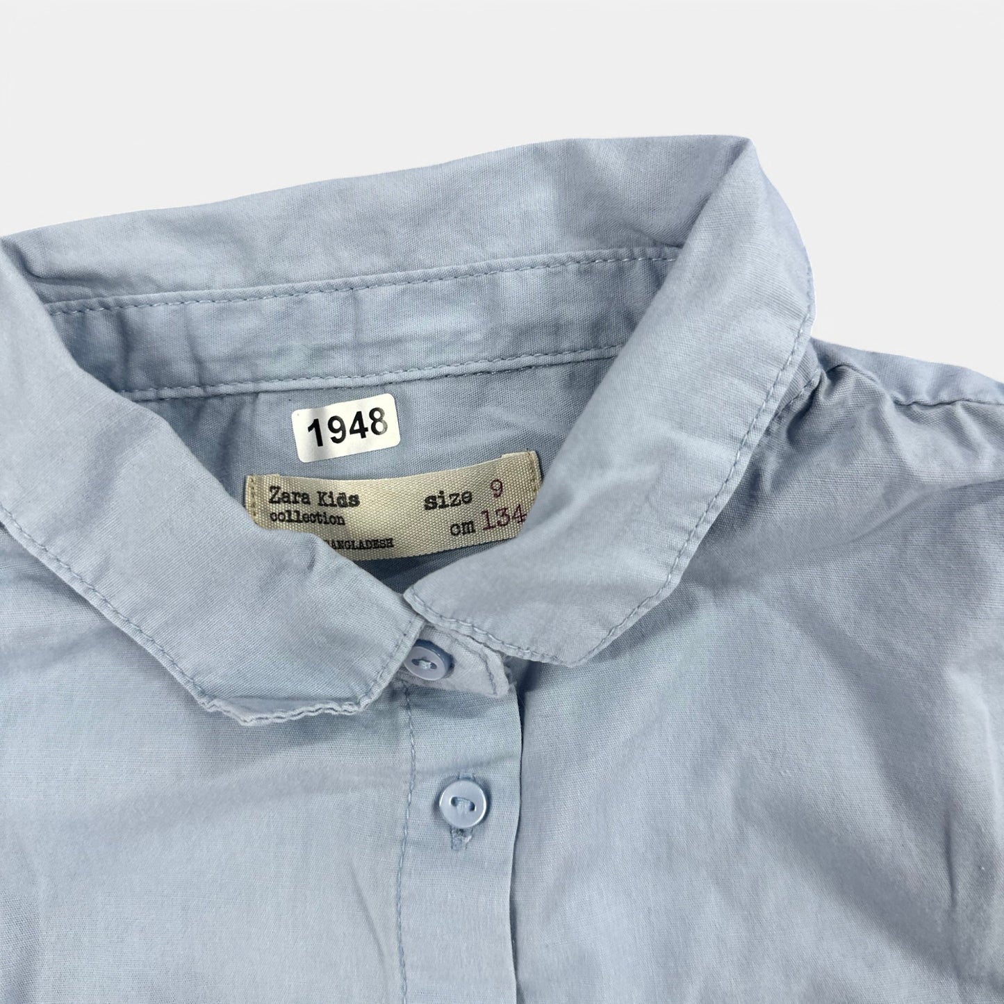 Chemise Zara : 9 ans