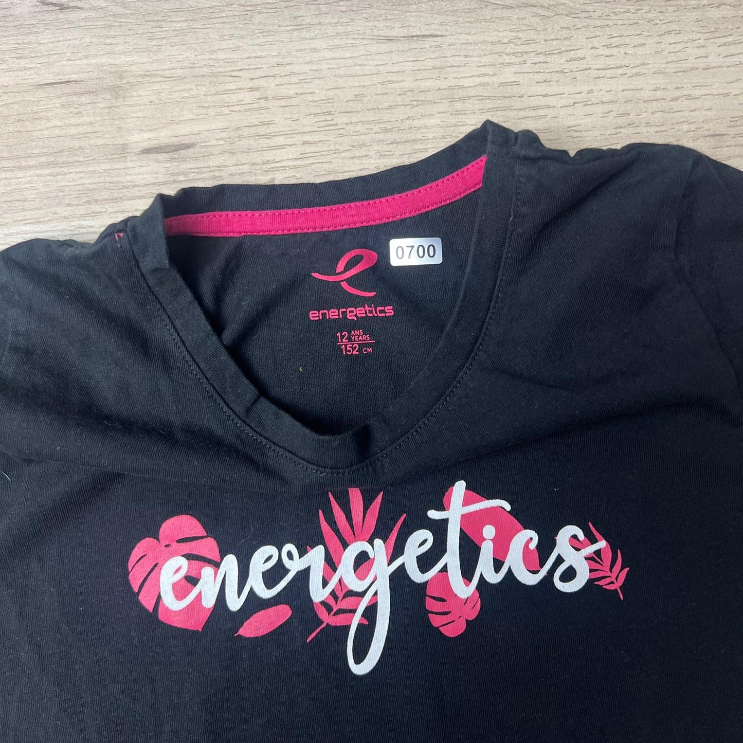 T-Shirt Energetics : 12 ans