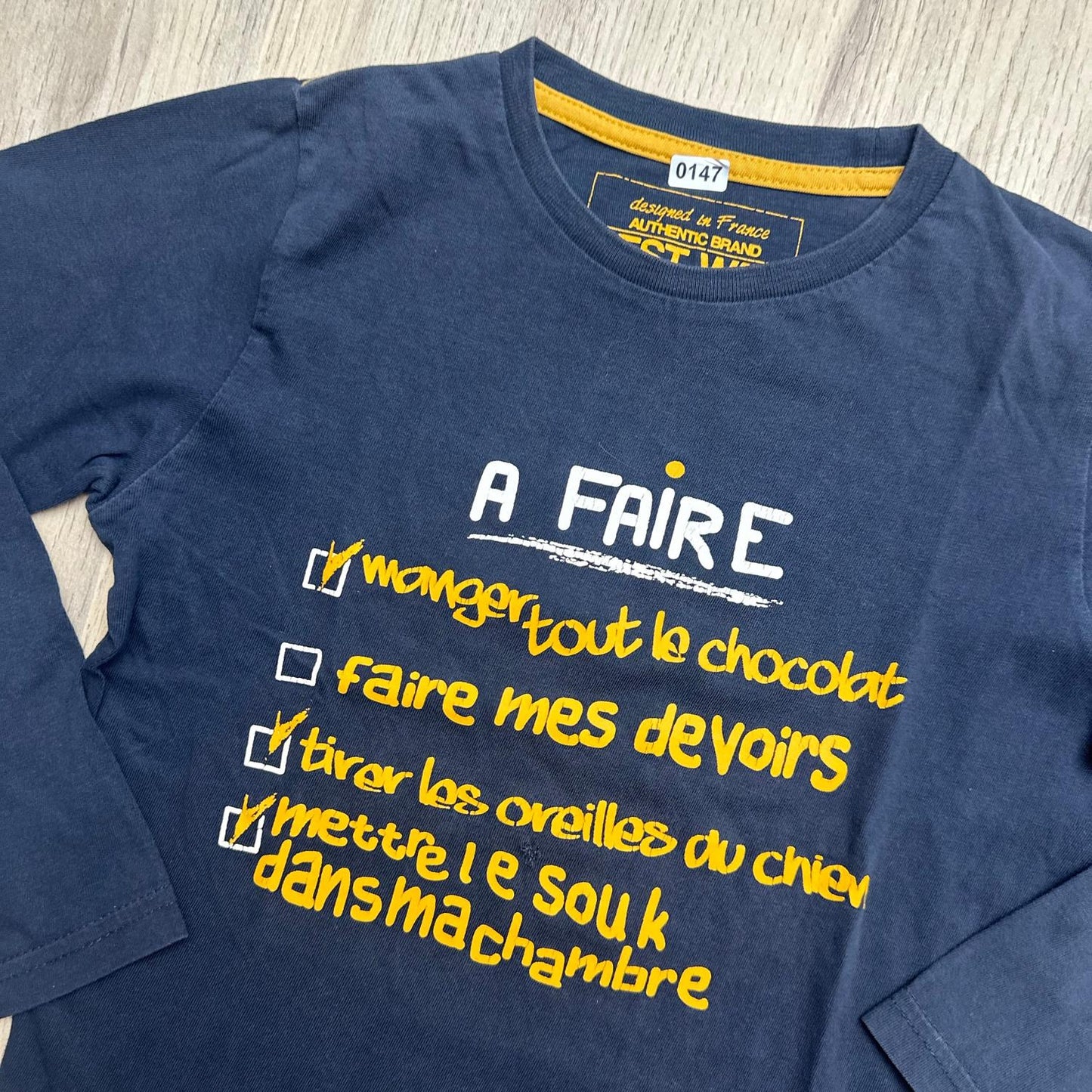 T-Shirt Best way : 8 ans