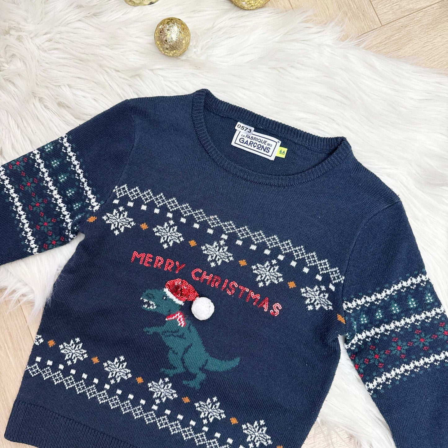 Pull La fabrique des garçons Noël : 6 ans