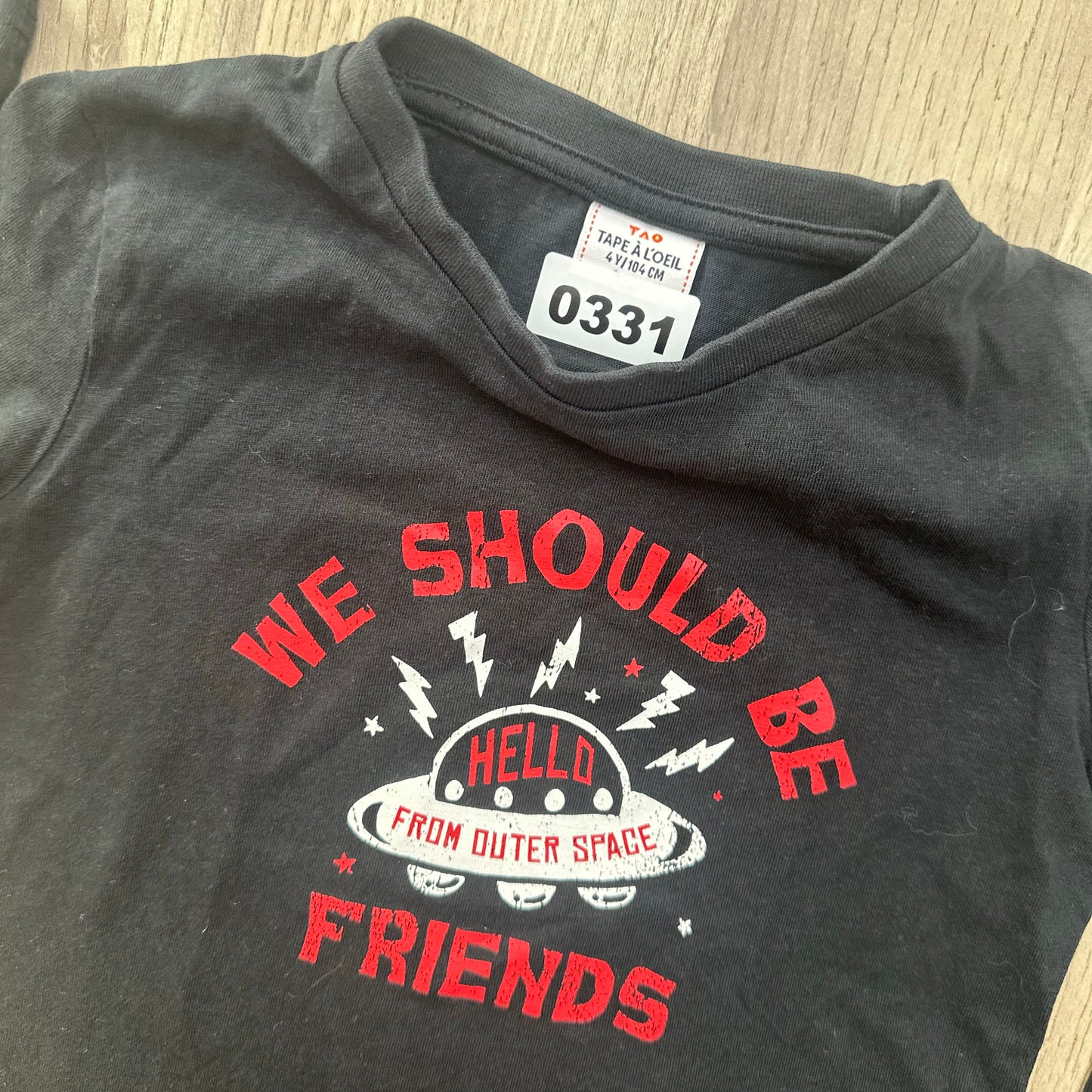 T-Shirt Tape à l'oeil : 4 ans