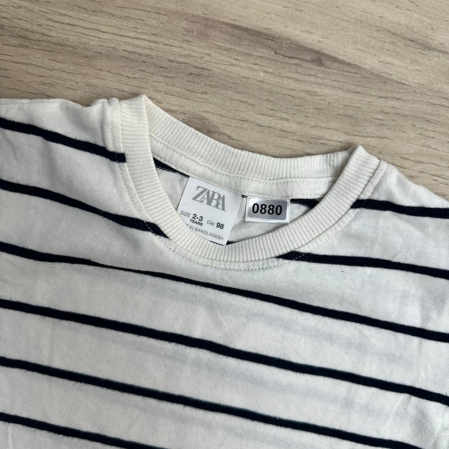 T-Shirt Zara : 3 ans