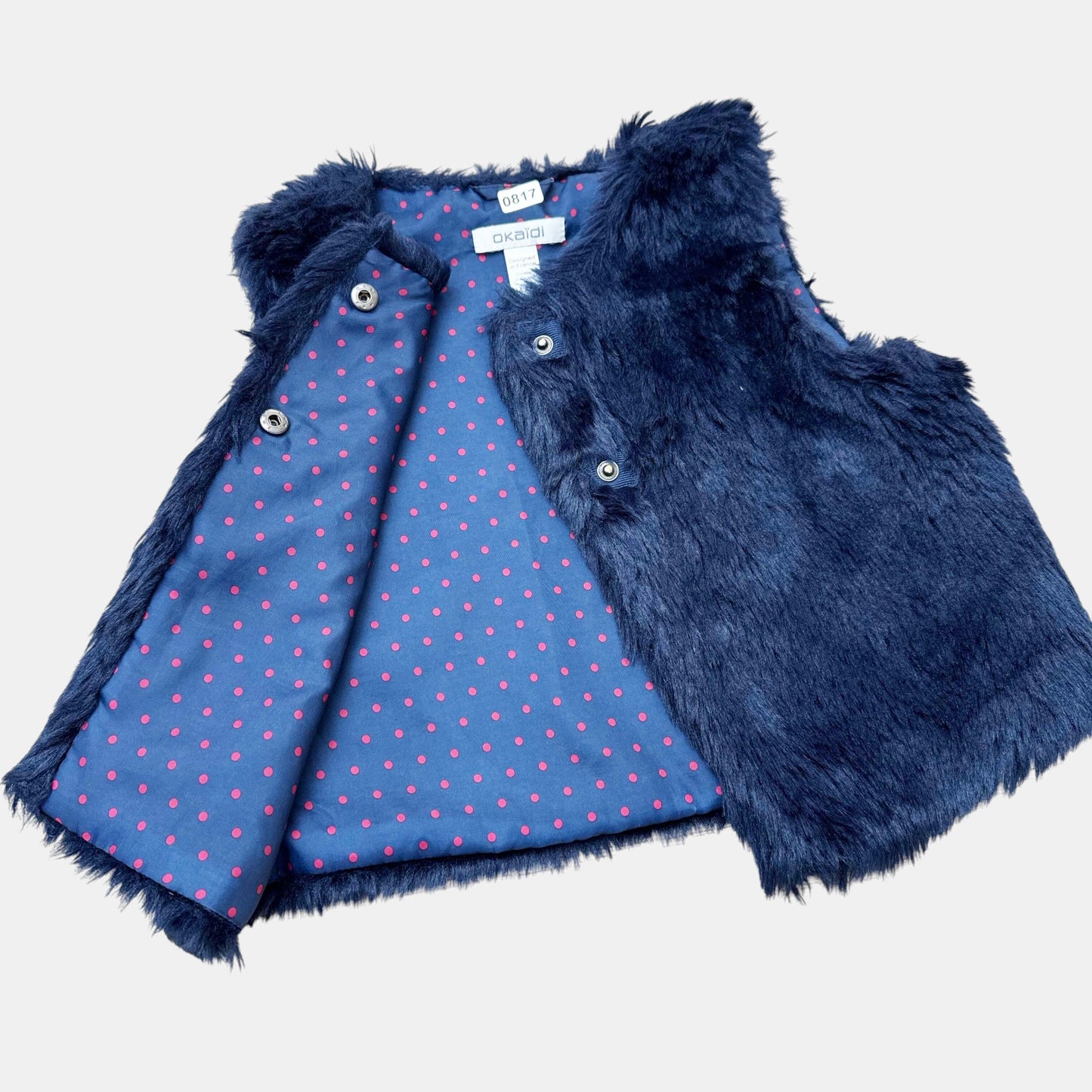 Gilet poilu Okaïdi : 4 ans