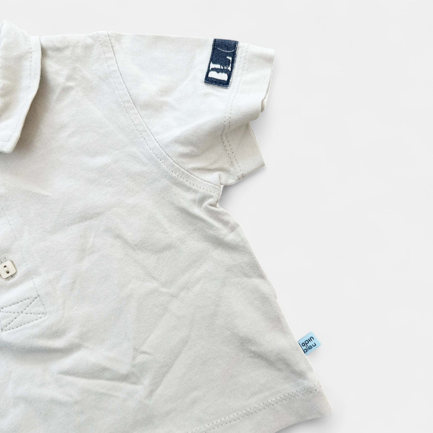 T-Shirt Lapin Bleu : 6 mois