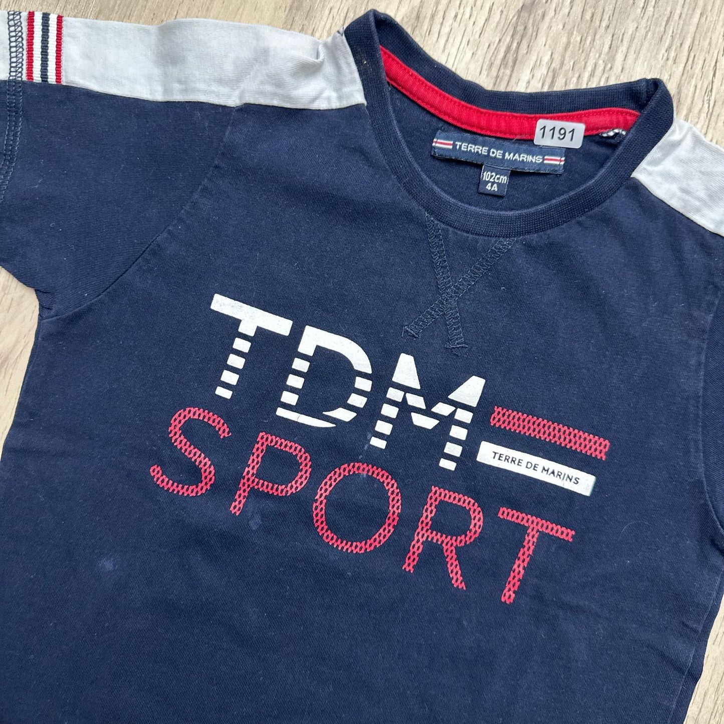 T-Shirt Terre de marins : 4 ans