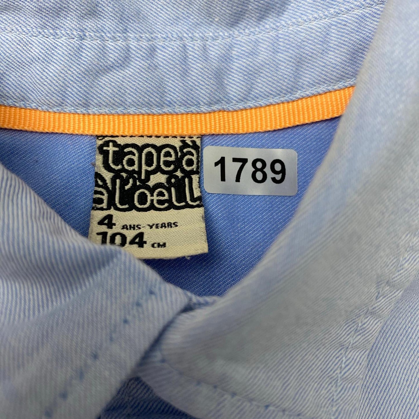 Chemise Tape à l'oeil : 4 ans