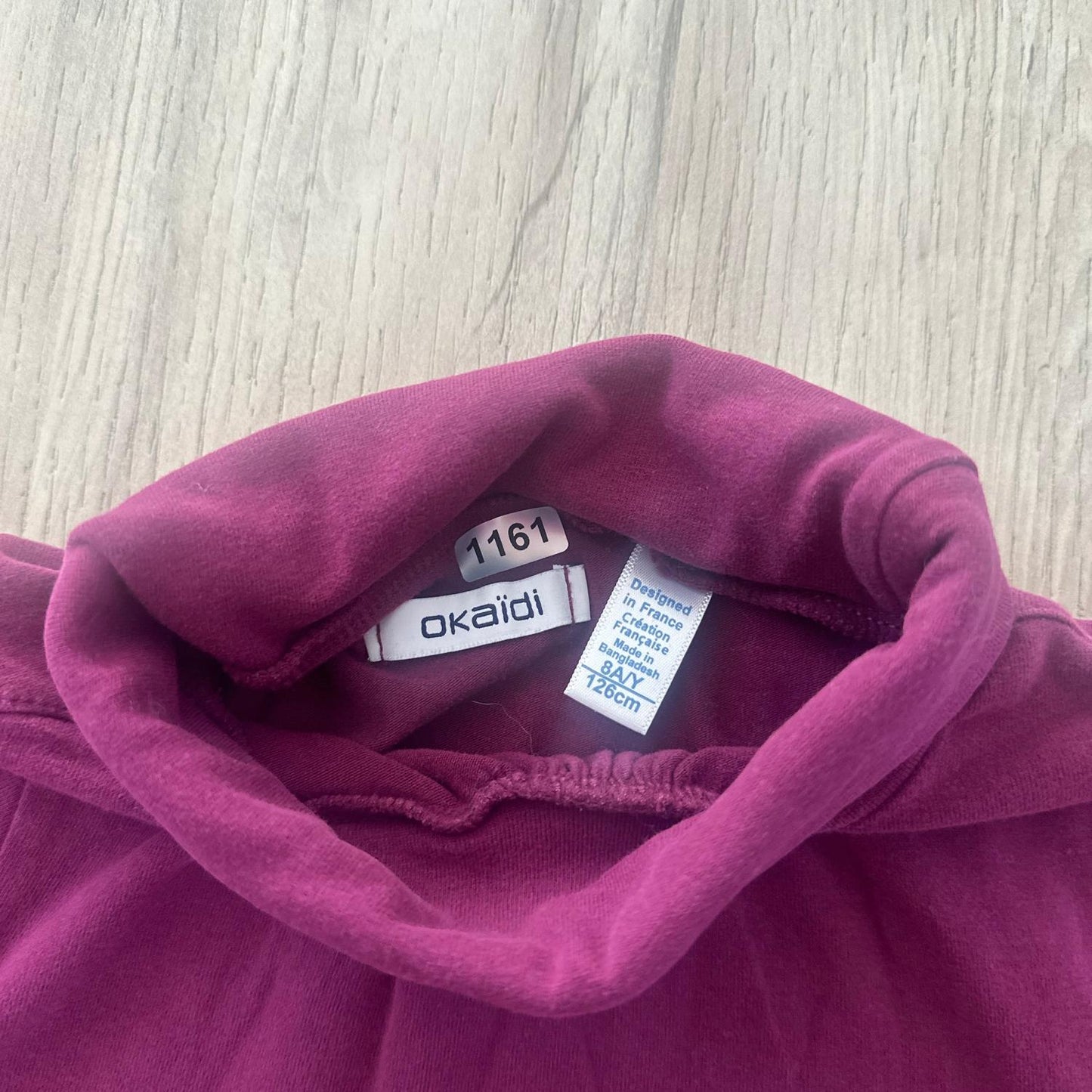 T-Shirt col roulé Okaïdi : 8 ans
