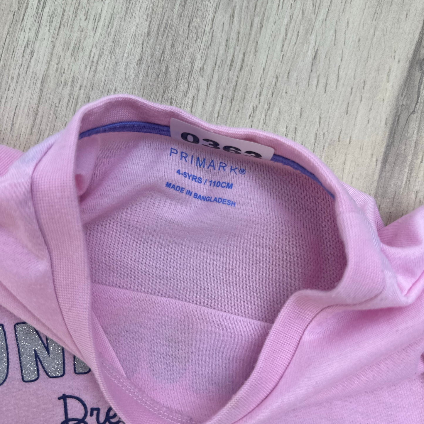 Pyjama Primark : 5 ans