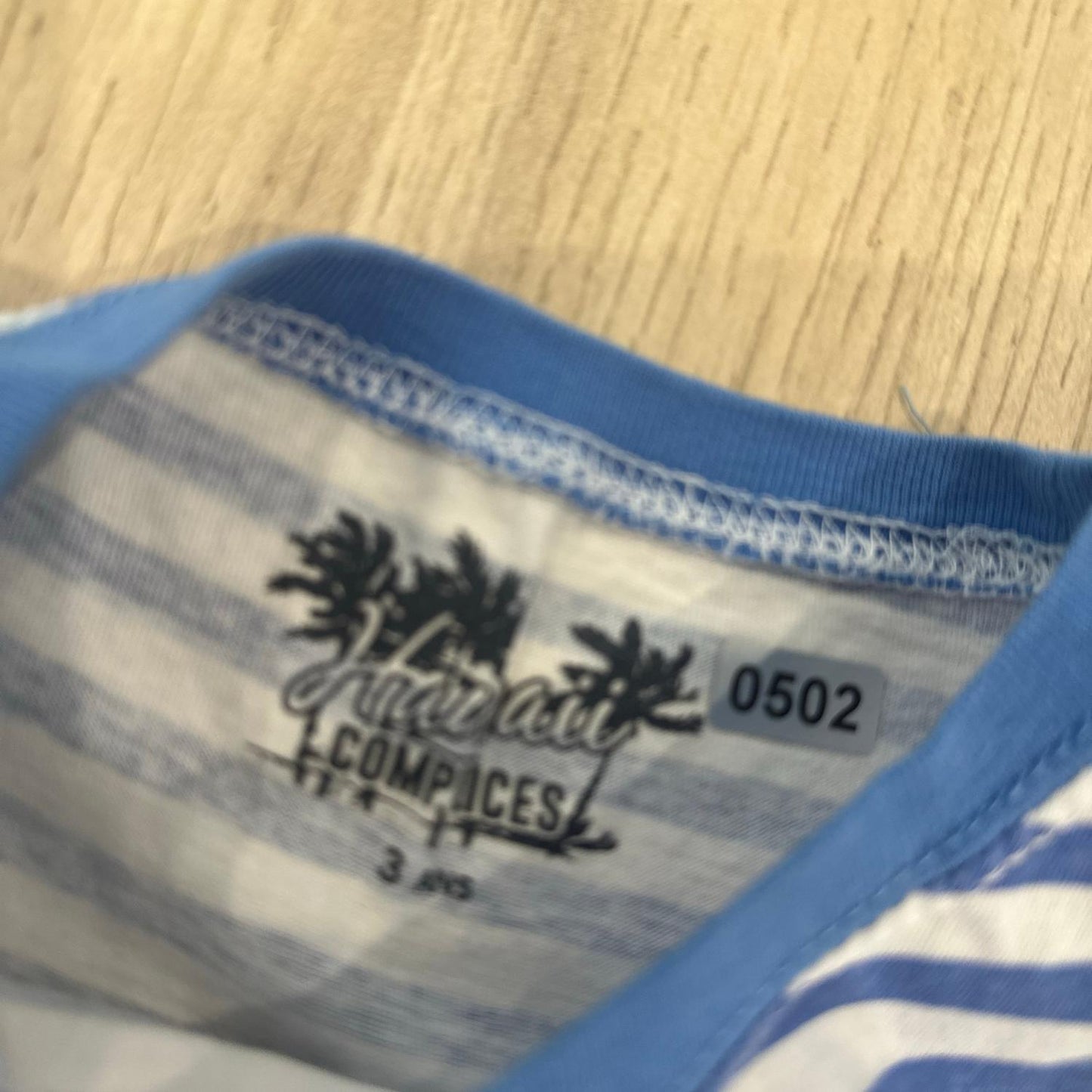 Débardeur complices : 3 ans