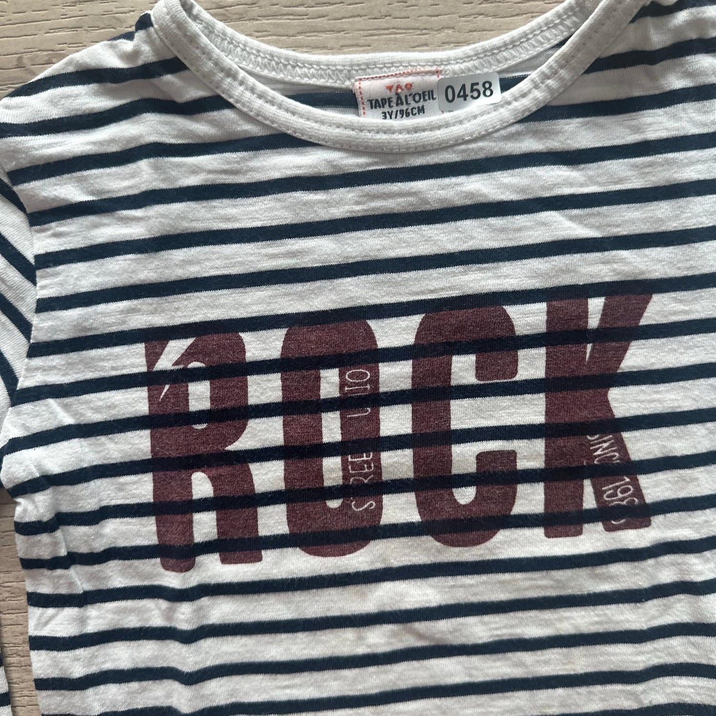 T-Shirt Tape à l'oeil : 3 ans