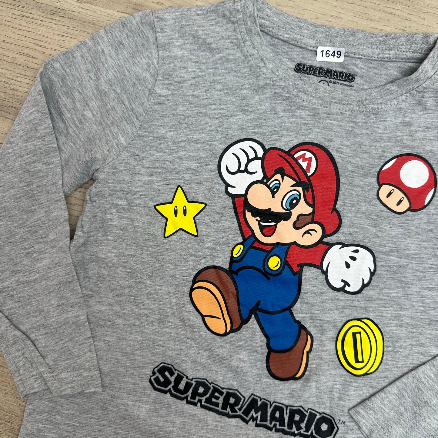 T-Shirt super mario : 6 ans