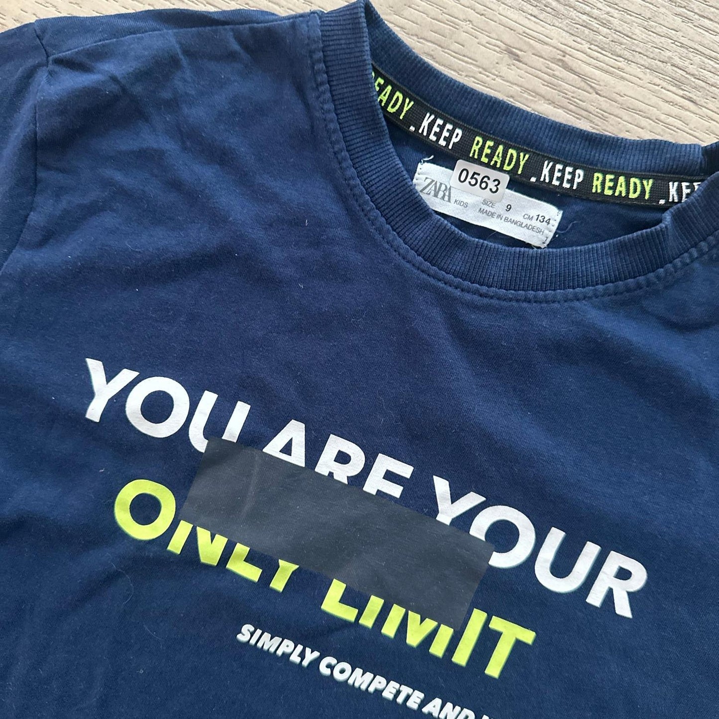 T-Shirt Zara : 9 ans