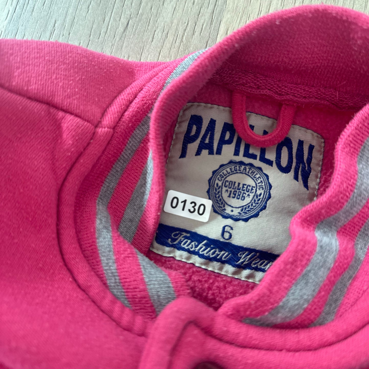 Veste teddy papillon : 6 ans