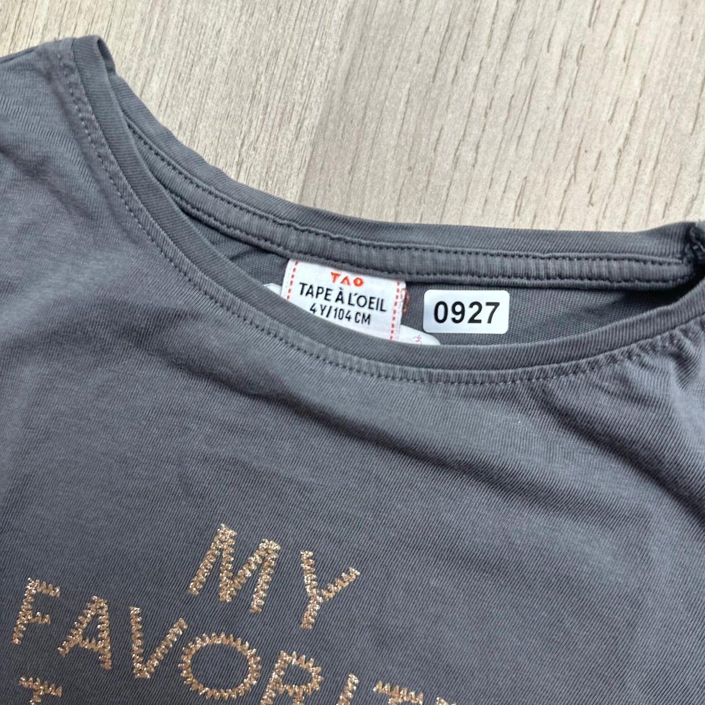 T-Shirt Tape à l'oeil : 4 ans