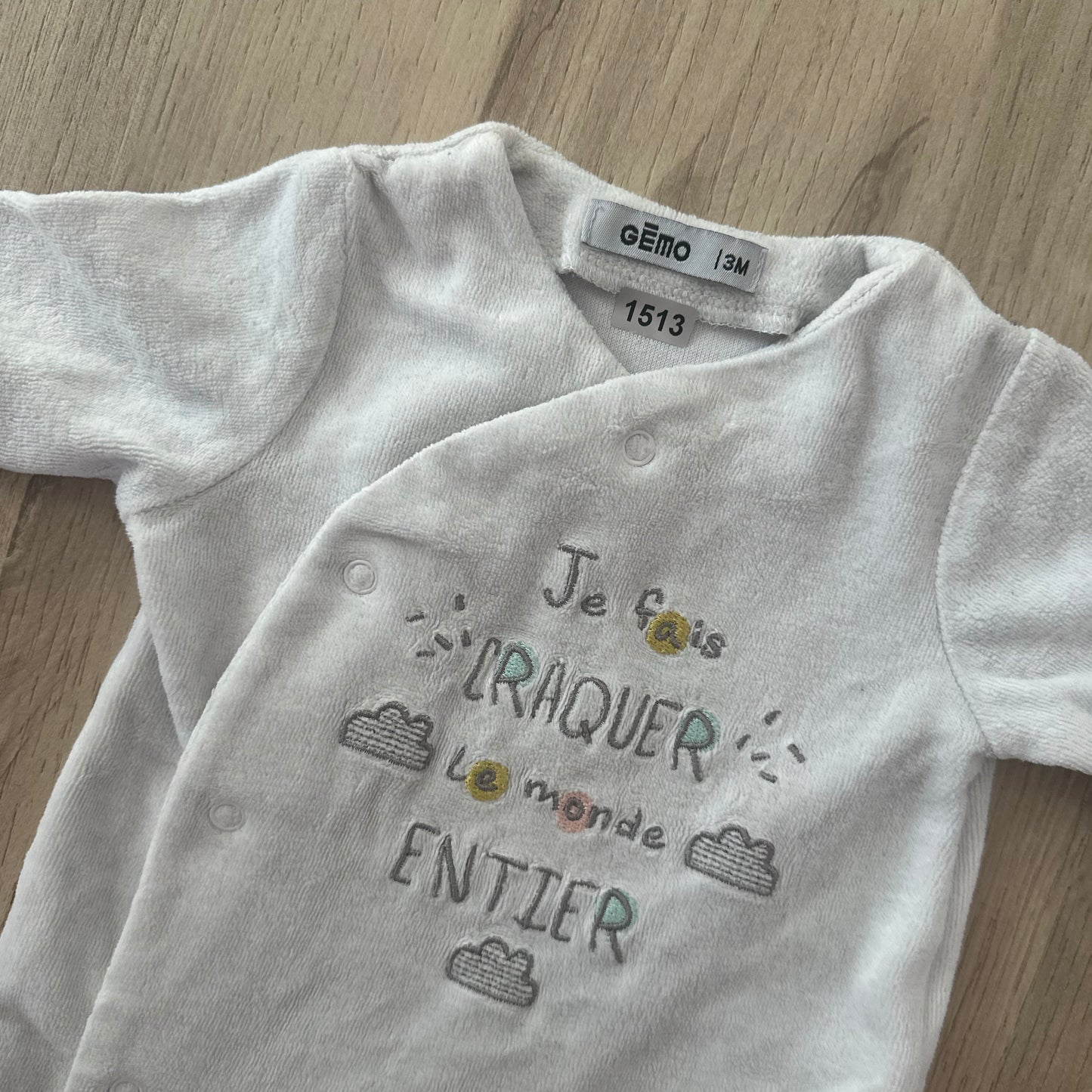 Pyjama Gémo : 3 mois