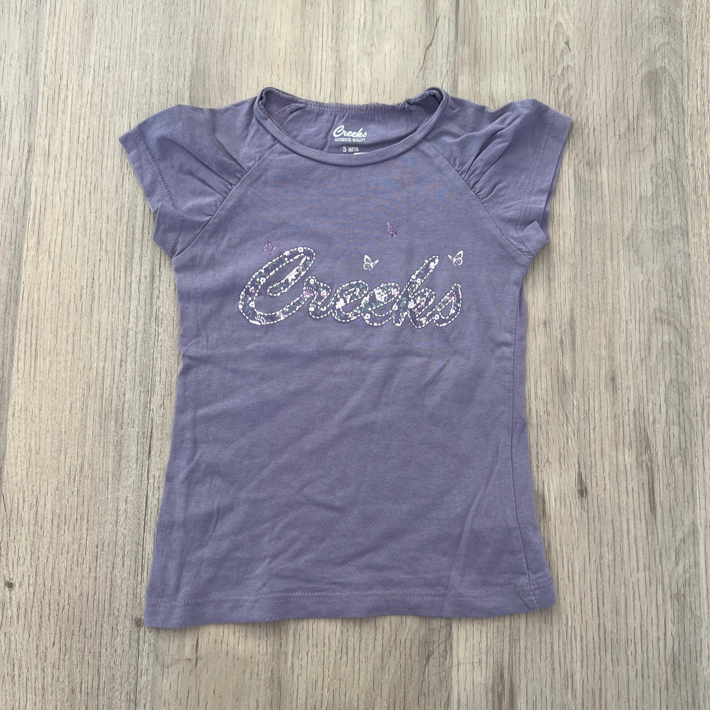 T-shirt creeks : 3 ans