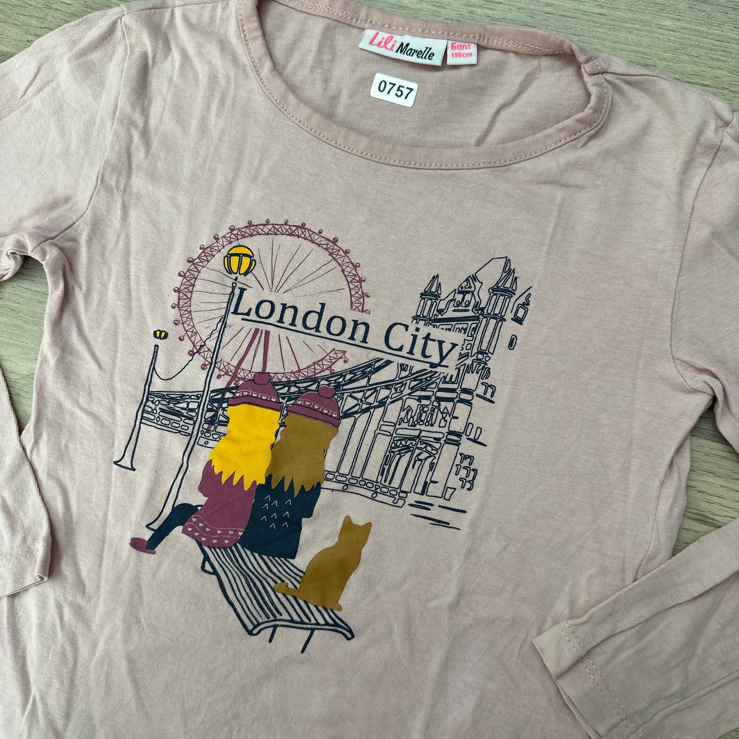 T-Shirt Lili marelle : 6 ans