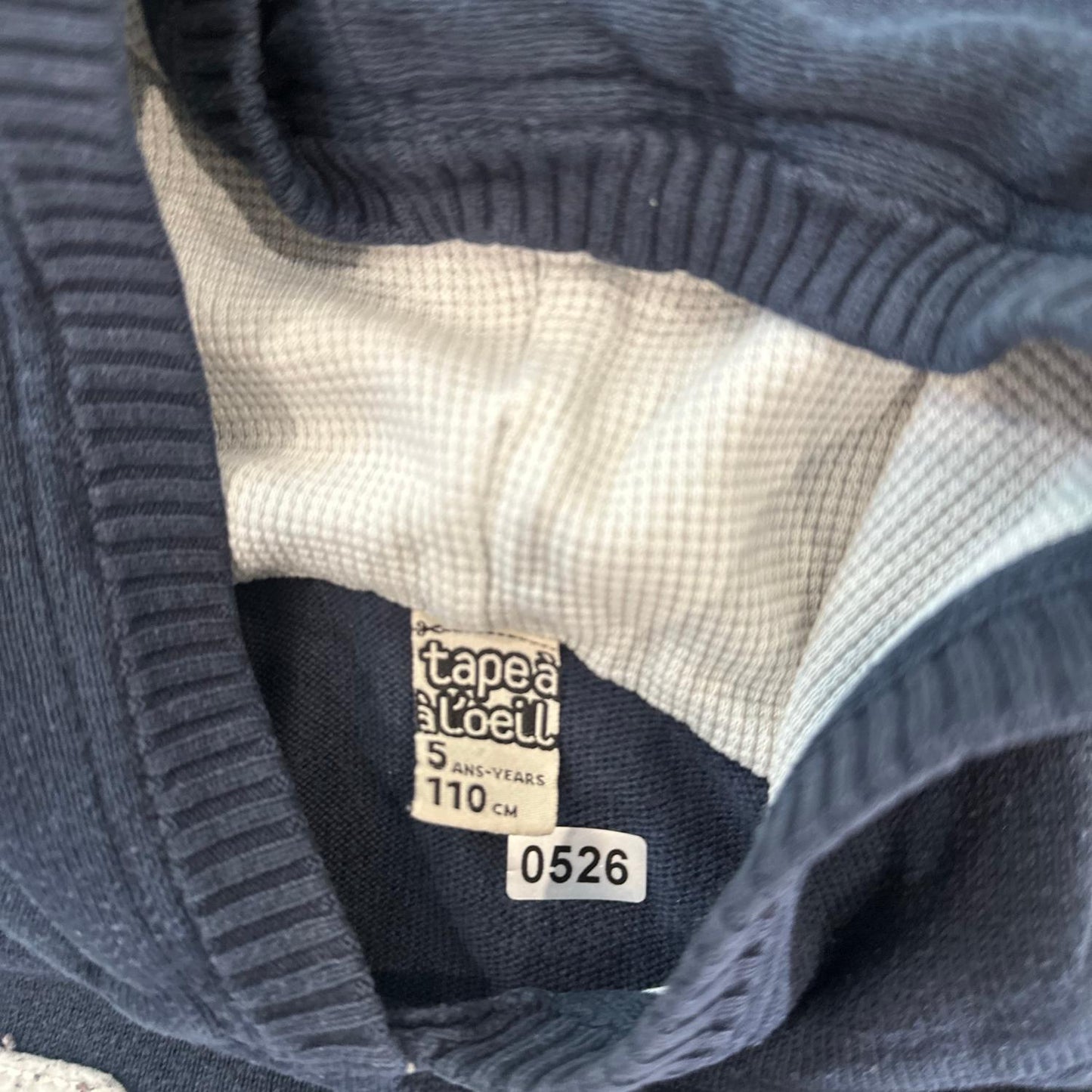 Pull Tape à l'oeil : 5 ans
