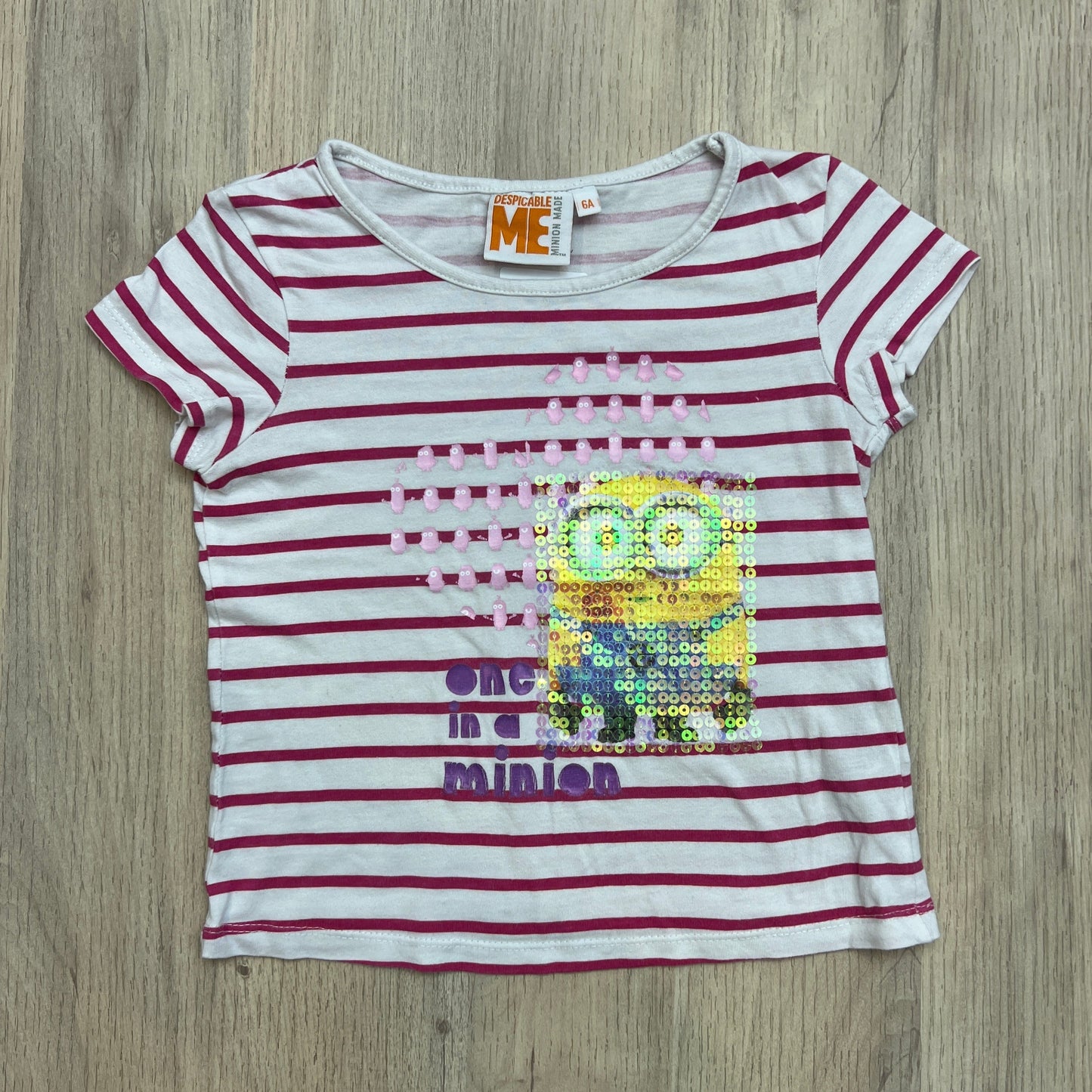 T-shirt Minion : 6 ans