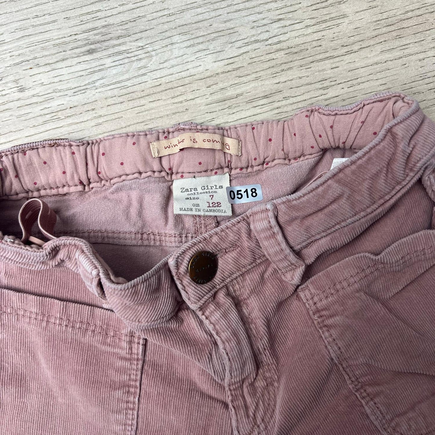 Short Zara : 7 ans