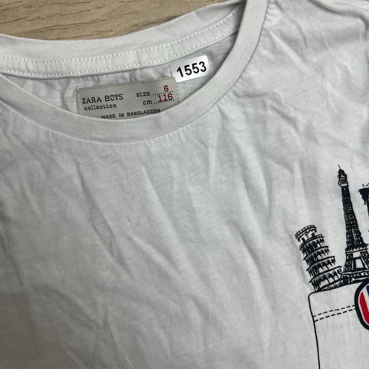 T-Shirt Zara : 6 ans