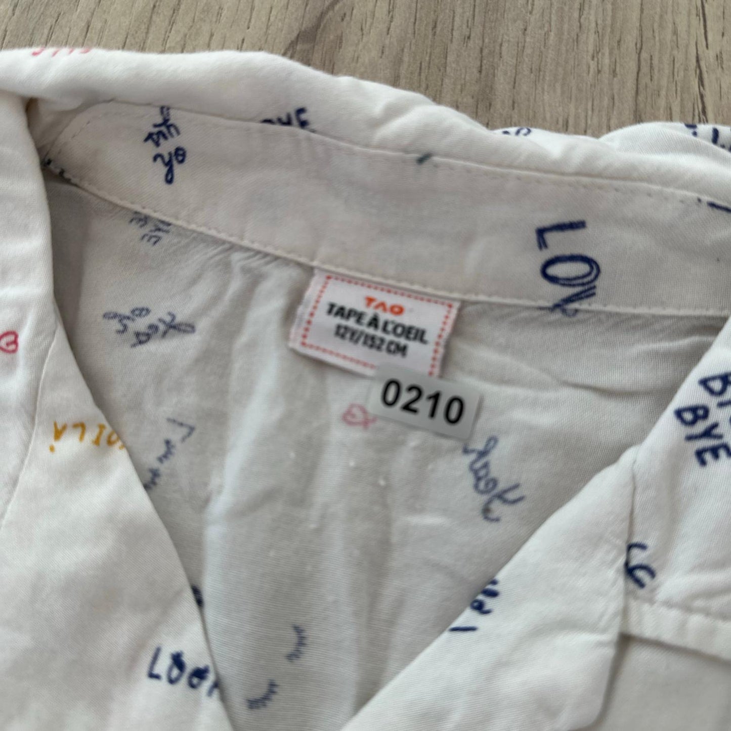 Chemise Tape à l'oeil : 12 ans