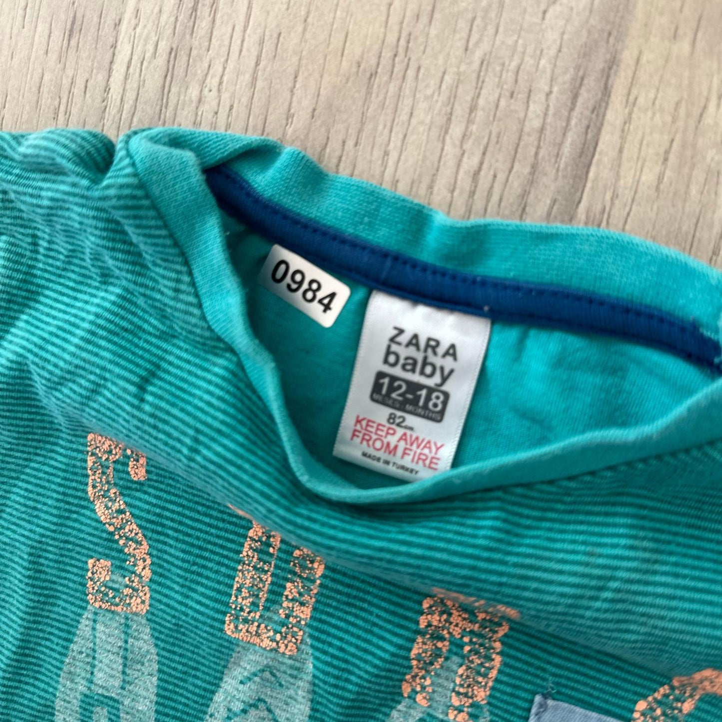 T-Shirt Zara : 18 mois