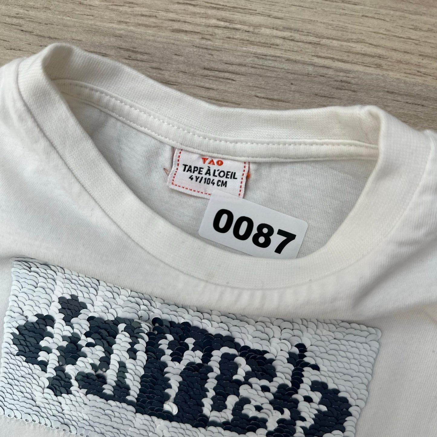T-Shirt Tape à l'oeil : 4 ans
